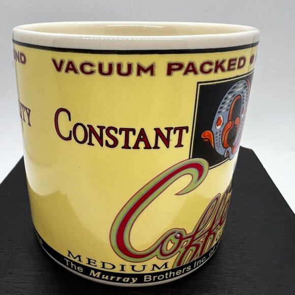 World Market Novelty Coffee Advertising Ceramic Mug Gift Whimsical Tea Kitchen - Picture 4 of 6